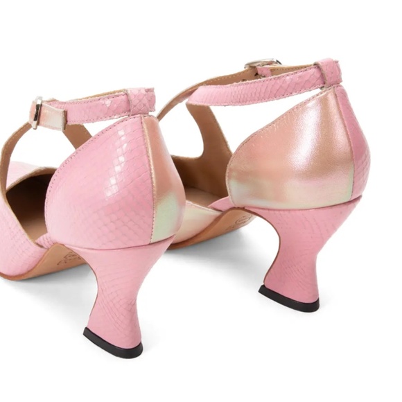 John Fluevog Poser Lisa Marie ELEGANT CROSS-STRAP HEEL - Picture 4 of 6